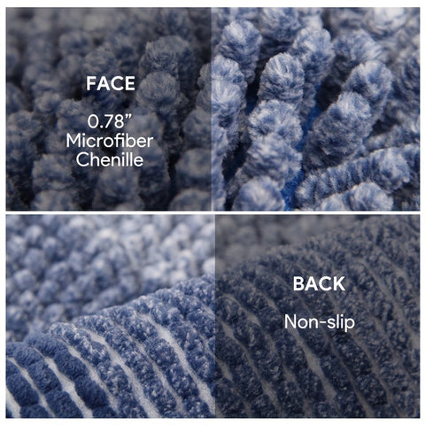 Chenille Badmatte – Luxus und Komfort für Badezimmer und Eingangsbereich