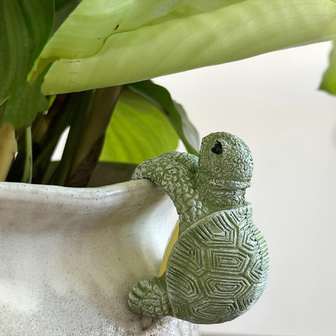 Verspielter Cartoon-Schildkröte Hängende Pflanzer – Ideal für Innen- und Außendekoration