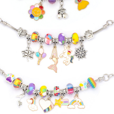 DIY Armbandenset für Kinder - Selbstgemachte Fröhliche Schmuckstücke