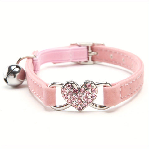 Funkelndes Herz Katzenhalsband – Fügen Sie einen luxuriösen Touch zum Look Ihrer Katze hinzu