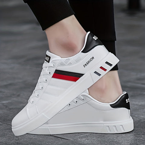 Schnürsenkel Sneakers für Männer – Gestreiftes Design und Ausgezeichnete Griffigkeit für Sportliche Aktivitäten