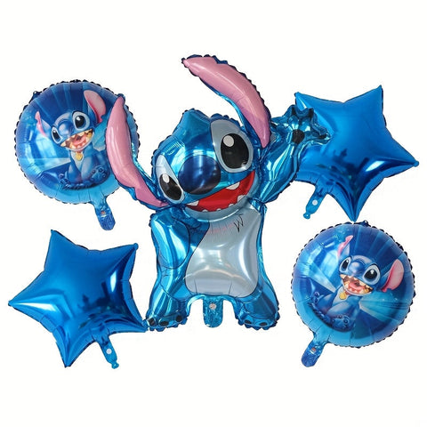 Stitch Ballonset – 5 Stück für eine Magische Feier