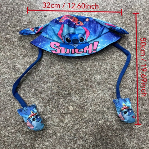 Bewegende Ohren Fischerhut für Kinder – Niedliches Cartoon Stitch Design