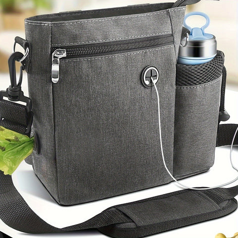 Hunde-Leckerlitasche mit Wasserflaschenhalter – Verstellbare Tasche für Training und Aktivitäten im Freien