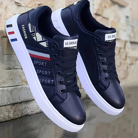Schnürsenkel Sneakers für Männer – Gestreiftes Design und Ausgezeichnete Griffigkeit für Sportliche Aktivitäten