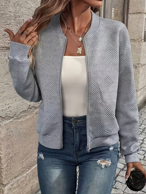 Stylische Woven Bomberjacke - Leicht und Komfortabel für Jeden Anlass