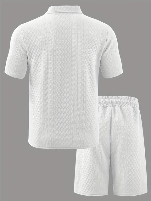 Stilvolles Jacquard Herren Set – Bequem und Trendy