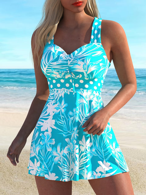 Elegantes Plus-Size Tankini-Set für Frauen – Stilvoll und Komfortabel für den Strand