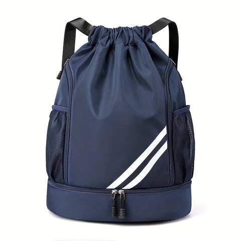 Stylische Nylon-Gymtasche mit Kordelzug – Praktisch und Wasserdicht für Sport und Reisen