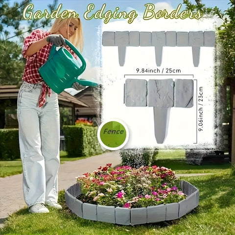 Steinoptik Gartenrand Set – Praktisch und Dekorativ
