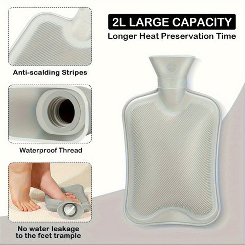 CozyHeat Wärmflasche – Groß und Plüsch für Langfristige Wärme
