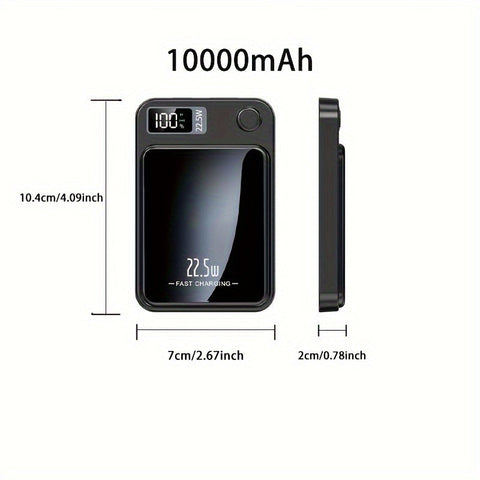 Magnetische Powerbank 10000mAh – Schnell und Zuverlässig