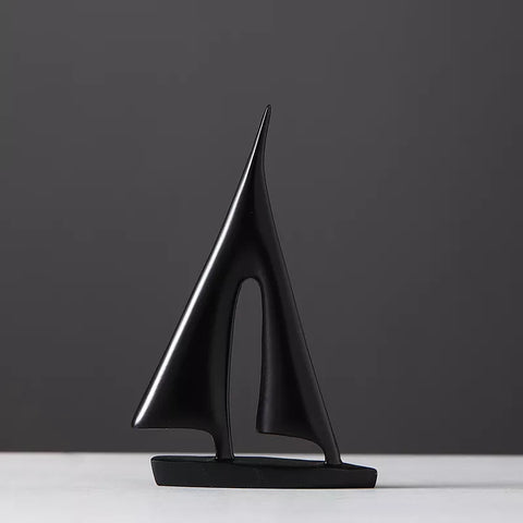 Maritime Segelboot Skulptur - Elegante Dekoration für Zuhause