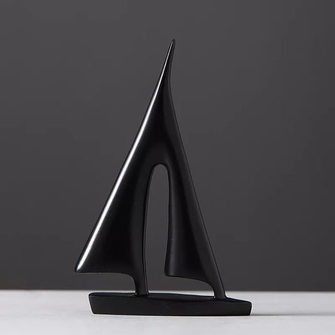 Maritime Segelboot Skulptur - Elegante Dekoration für Zuhause
