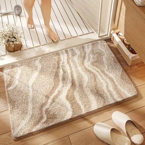 Fluffy Flocking Badmat – Absorbierend und Weich für Badezimmer oder Küche
