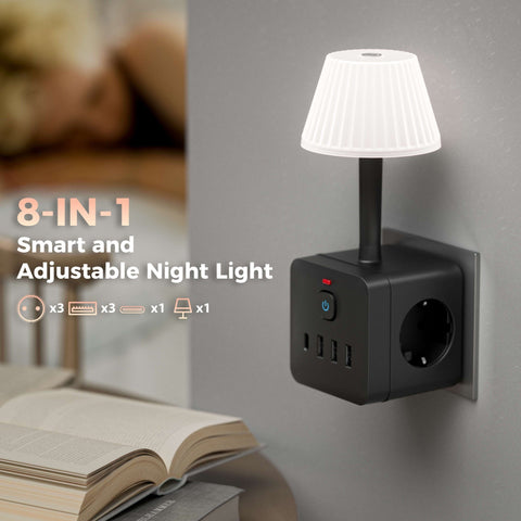 Smart 8-in-1 Nachtlampe - Für Smarte Lösungen und Beleuchtung