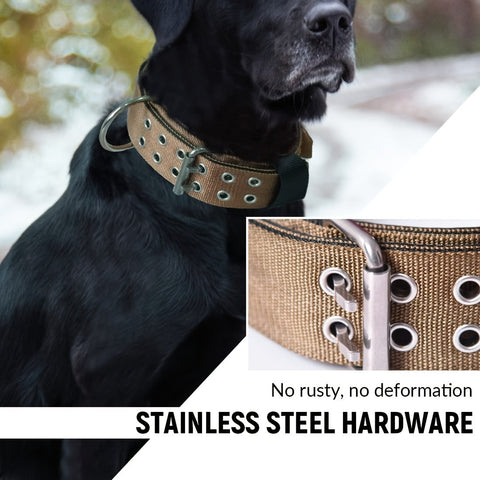 Verstellbare Nylon-Hundehalsband – Komfort und Kontrolle für große Hunde