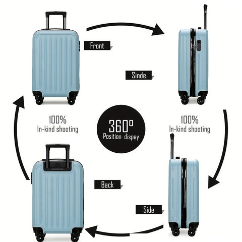 Stylischer Reisekoffer mit 4 Rollen – Kompakt und Robust für Weltabenteuer