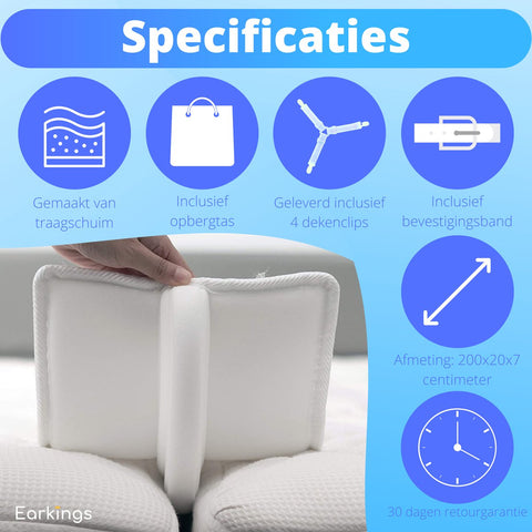 StaySecure Matratzenkeil – Halte Deine Matratze An Ihrem Platz Ohne Rutschen