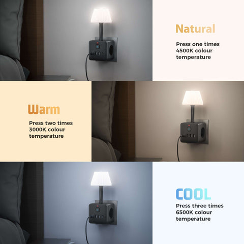 Smart 8-in-1 Nachtlampe - Für Smarte Lösungen und Beleuchtung