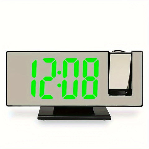 Digitale Spiegelwecker mit Projektionsfunktion – Großes LED-Display und multifunktionale Alarmfunktion