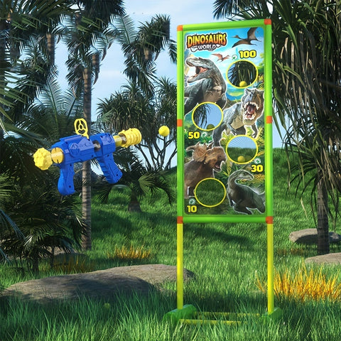 Dinosaurier-Schießspiel – Lustiges und Interaktives Zielspiel für Innen und Außen