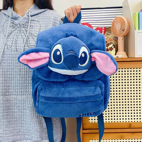 Disney Stitch Plüsch Rucksack für Kinder – Süß und Langlebig für Schule und Alltag