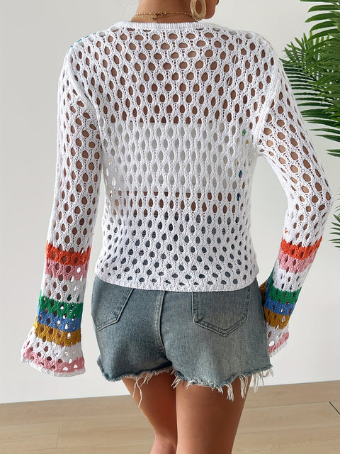 Bohemien Handgemachte Häkelkleid – Bunt und Bequem