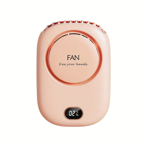 USB wiederaufladbarer Mini-Nackenventilator – Leichtgewicht mit verstellbaren Geschwindigkeiten