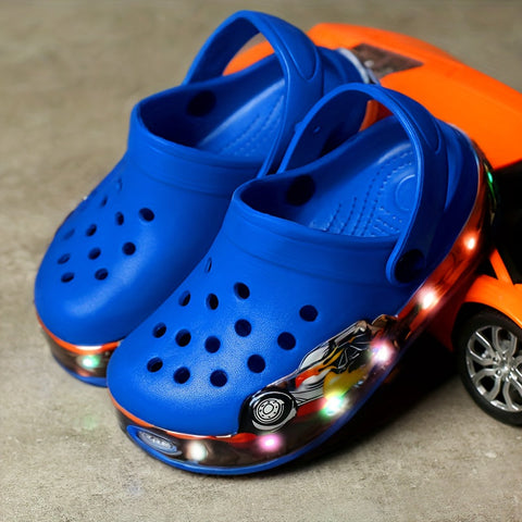 Leuchtende Kinderklompen – Atmungsaktive und Rutschfeste Schuhe