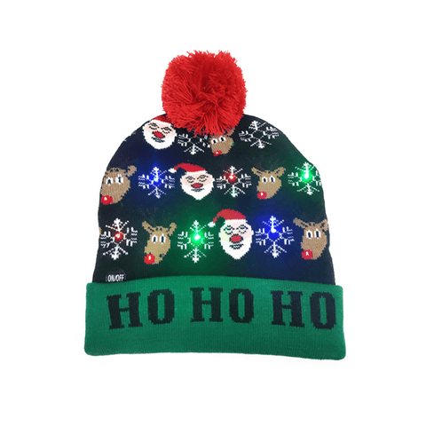 Frostige LED Weihnachtsmützen - Beleuchtet und Fröhlich für die Feiertage