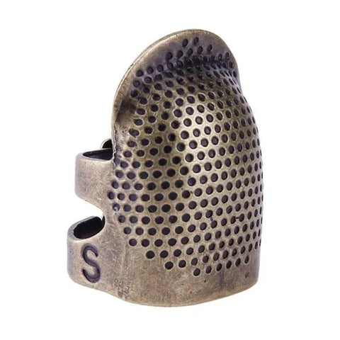 Vintage Metall Nadelfinger – Robuster Schutz beim Nähen
