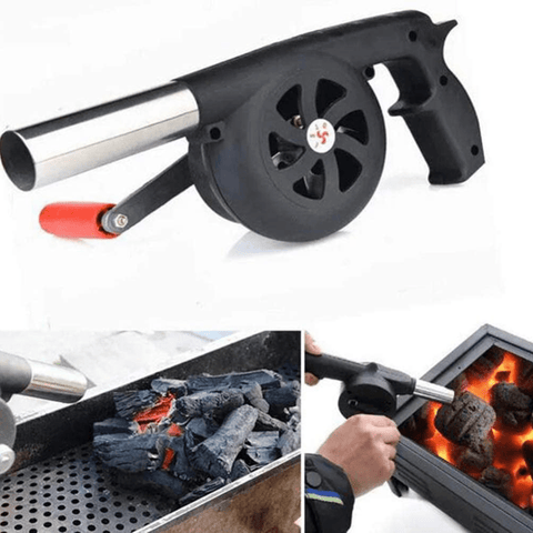 Tragbarer Handbläser – Perfekt für BBQs, Camping und Feuer machen