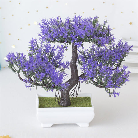 BlossomBonsai Kunstbaum – Realistischer Mini-Bonsai mit Rosa Blüten