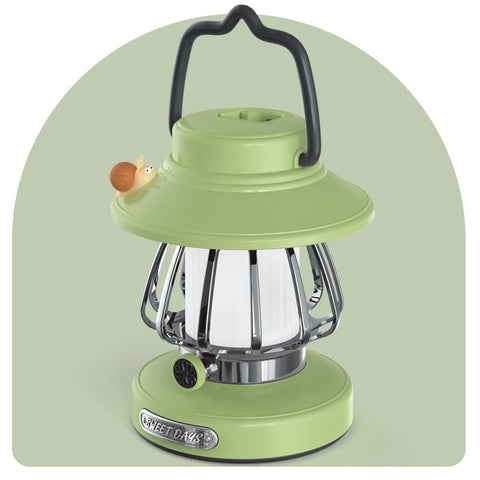SnailGlow Tragbare Campinglampe – USB Aufladbare Nachtlampe