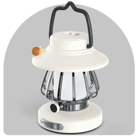 SnailGlow Tragbare Campinglampe – USB Aufladbare Nachtlampe
