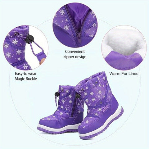 Fröhliche Winterstiefel für Kinder - Wärme und Spaß im Schnee