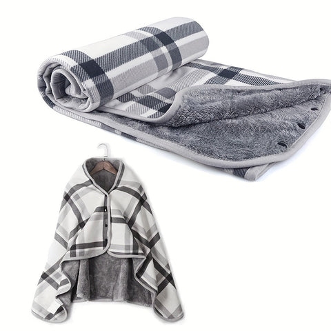Tragbare Fleece Decke – Warm und Komfortabel für Zuhause, Arbeit und Outdoor