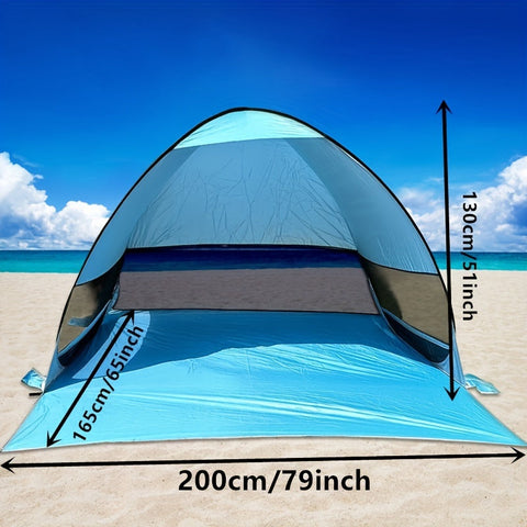 Tragbares Strandzelt für 2-3 Personen – UPF 50 Schutz und leichtes Design