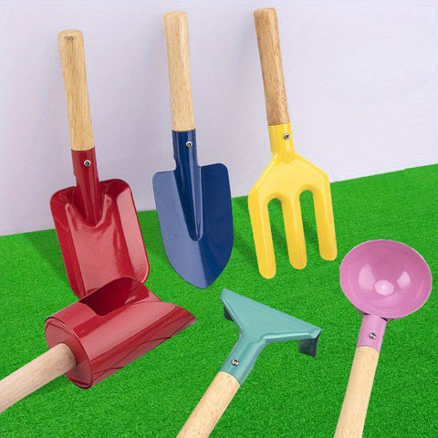 Bunte Kinder Garten- und Sandspielzeugset – Spielzeugset für drinnen und draußen