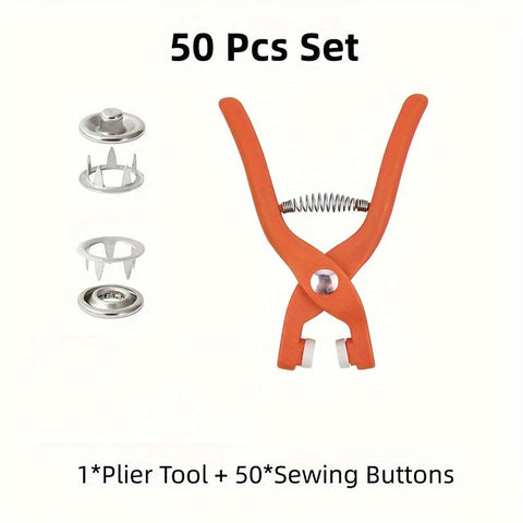 Snap Kits Set – Praktische Druckknöpfe für Kleidung und DIY-Handarbeiten