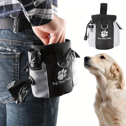 Hunde Leckerli Tasche mit Müllbeutelspender – Ideal für Training und Spaziergänge