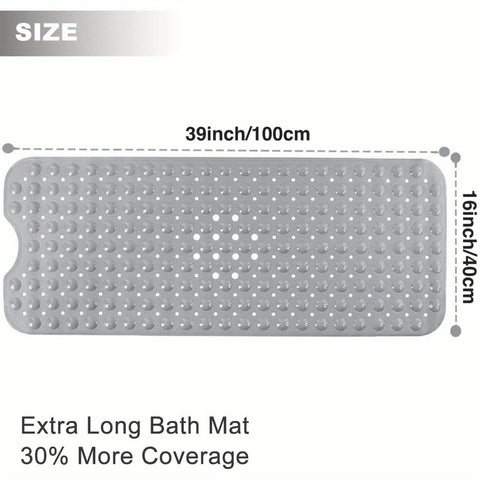 Extra Lange Antirutsch-Badmatte - Für ein Sicheres Badeerlebnis