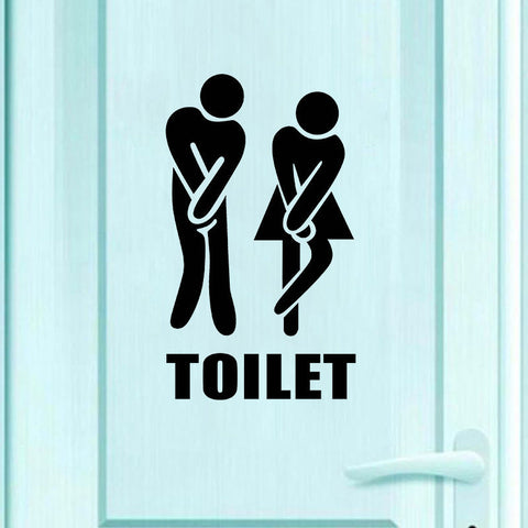 Fröhliche Toilettenaufkleber - Für Ein Kreatives Badezimmer