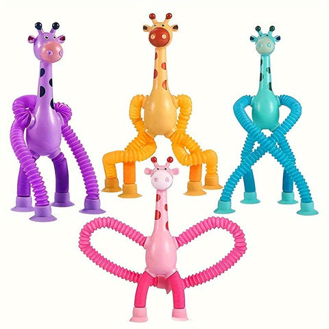 FlexiGiraffe Saugnapf Spielzeug – Kreativ und Elastisch