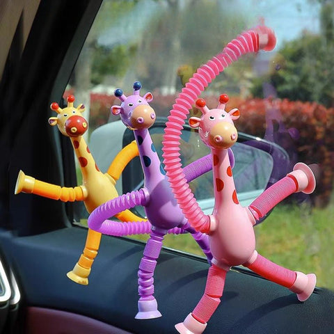 FlexiGiraffe Saugnapf Spielzeug – Kreativ und Elastisch