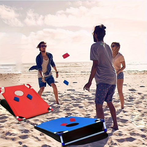 Tragbares Cornhole-Spielset – Perfekt für Familienvergnügen im Freien