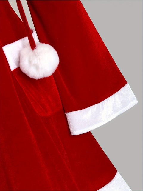 Marieke Weihnachtskleid mit Kapuze - Für Festliche Gemütlichkeit