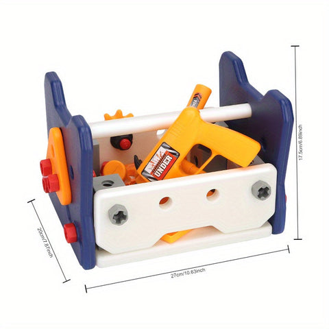 BuilderPro Educative Kinder Werkzeugset - Für Kreatives Bauen und Spielen