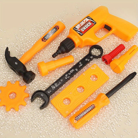 BuilderPro Educative Kinder Werkzeugset - Für Kreatives Bauen und Spielen